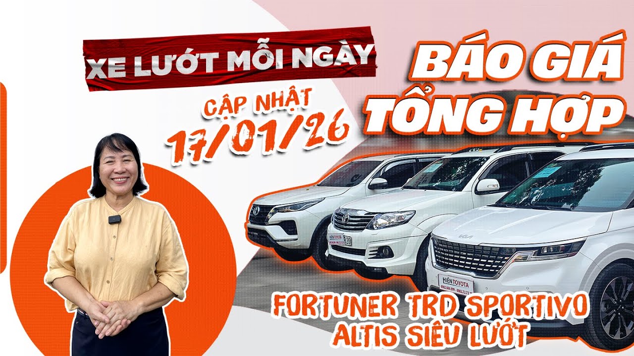 Loạt xe Siêu lướt KHÔNG TƯỞNG: Chủ mua về không chạy| Cập nhật & Báo giá xe mới về Hiền Toyota 17/01
