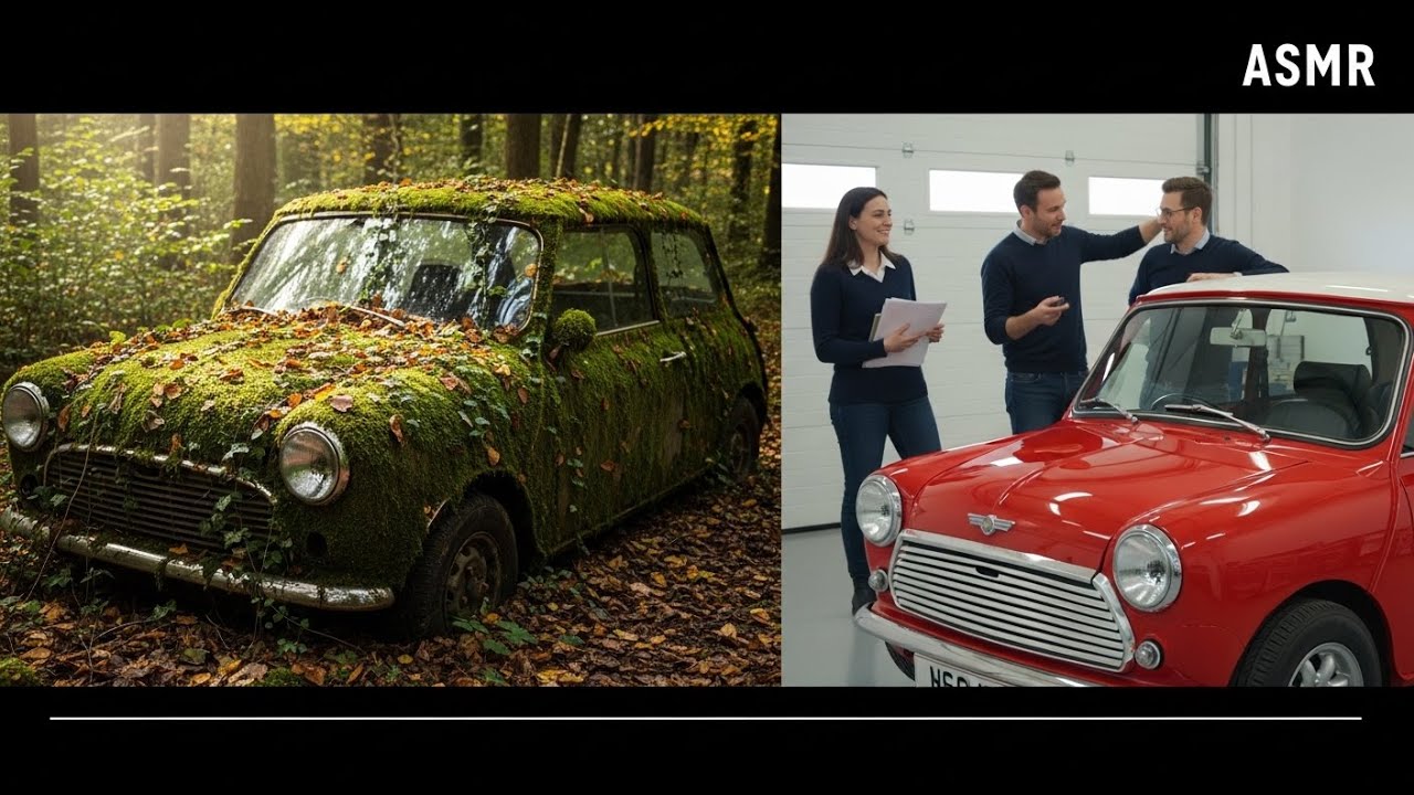 ASMR Car Restoration! Rusted 1970s Mini 1000 Restored to Showroom Condition