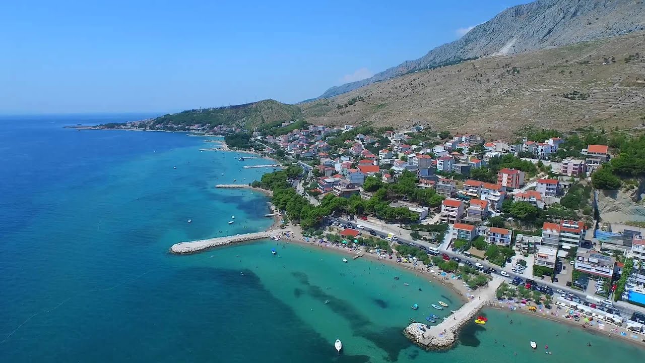 Küstenlandschaft in Kroatien Omiš