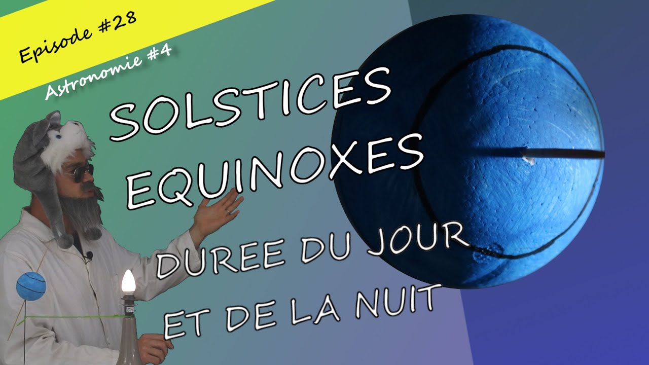 Solstices et équinoxes : durée du jour et de la nuit