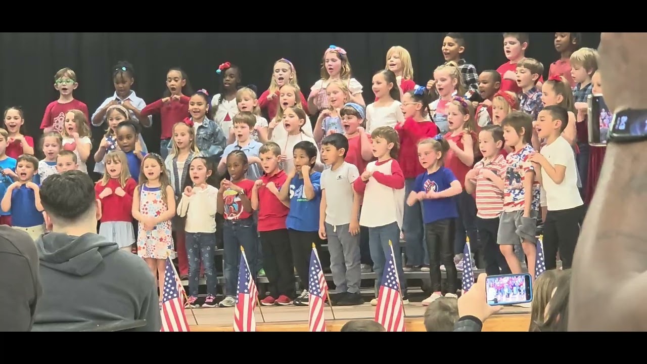 1st Grade Holly Springs STEM Patriotic Performance