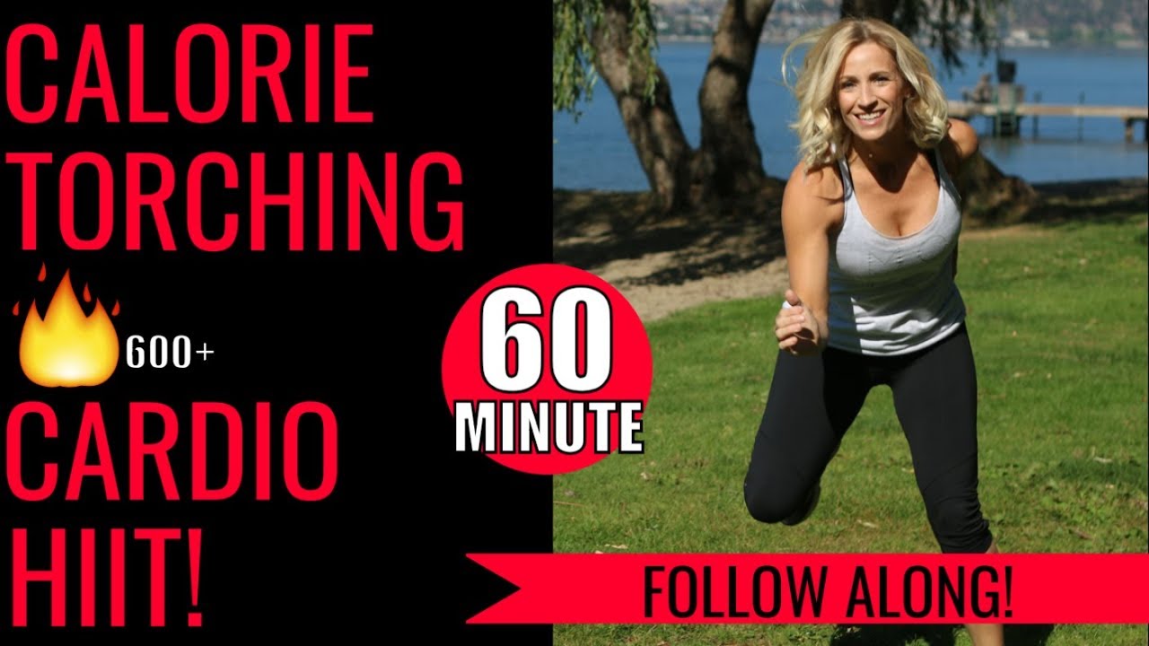 Calorie Torching Cardio HIIT -No Repeats! MODS included