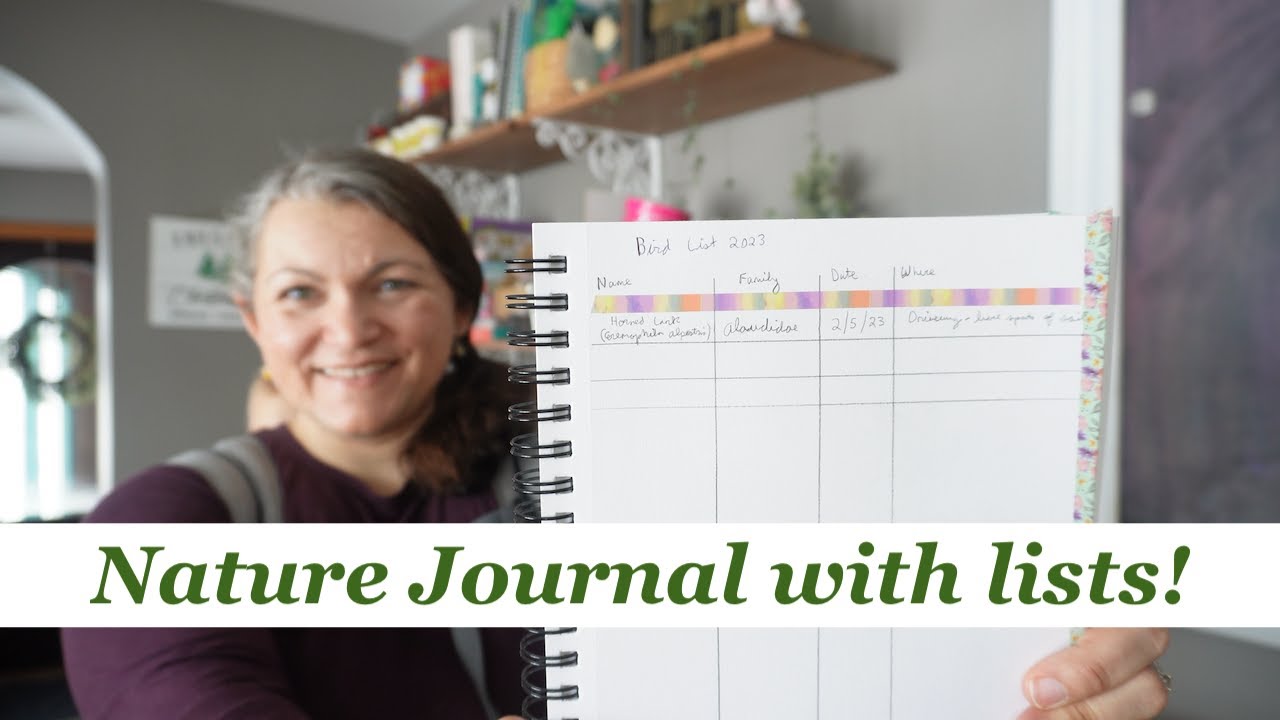 How We Nature Journal: Adding Bird & Wildflower Lists | Charlotte Mason Inspired Homeschool