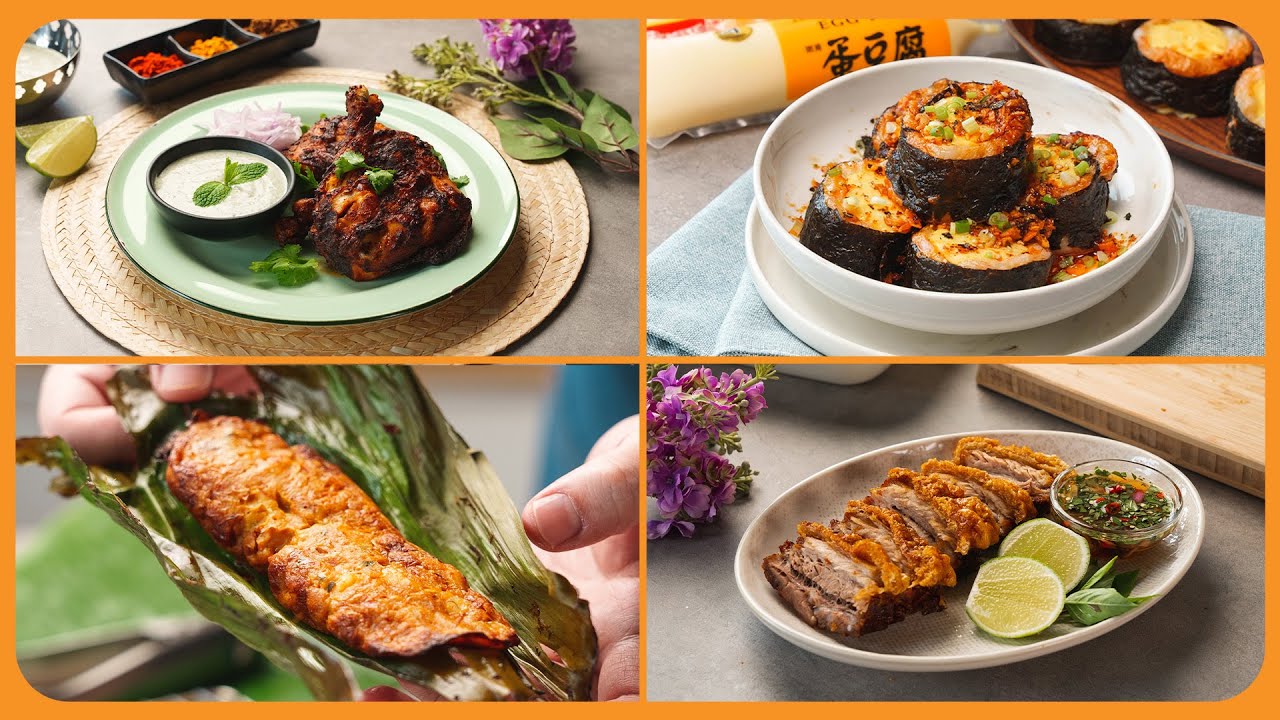 9 Easy Air Fryer Recipes | ASMR Cooking