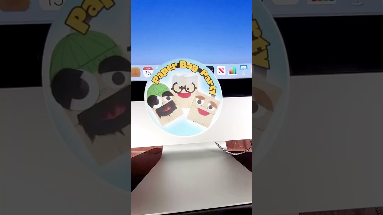 Stick 'em up - Paper Bag Party stickers!