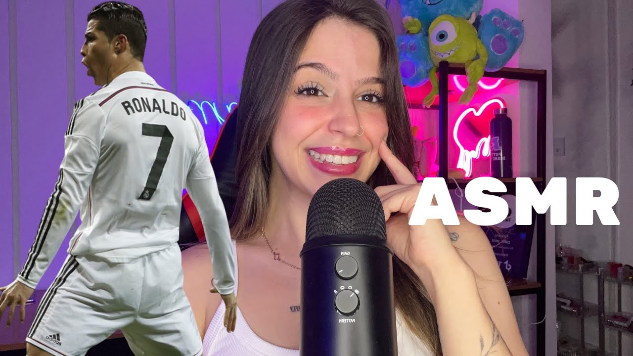 ASMR SUSSURRANDO SOBRE A VIDA E CARREIRA DO CR7 ❤️