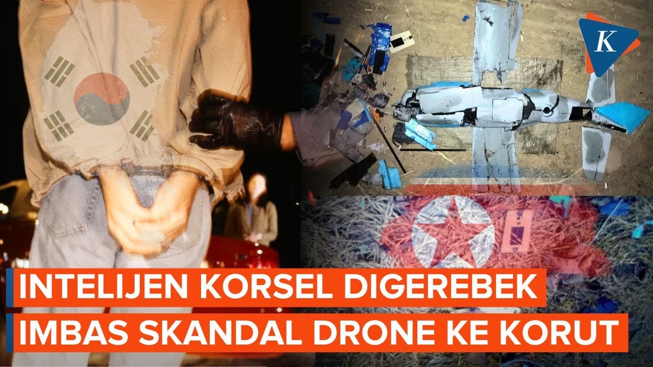 Polisi Korsel Gerebek Markas Intelijen, Misteri Drone Nyasar ke Korut Terungkap!