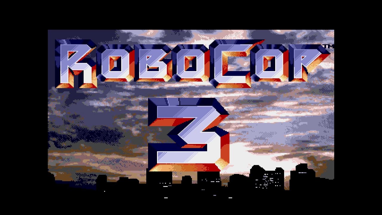 RoboCop 3 (Mega Drive) – Écran-titre (Europe - PAL) – 1080p