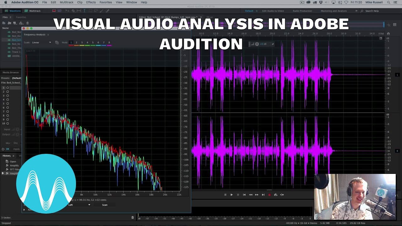 Visual Audio Analysis in Adobe Audition