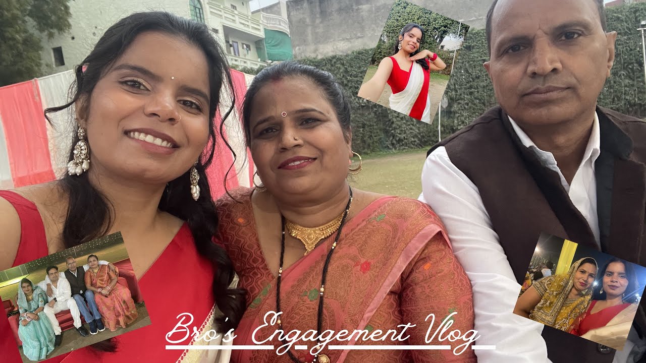 Cousin Brothers Engagement Vlog 🧿 #brotherwedding #familyvlog #familyfunction #bhaat #engagement 