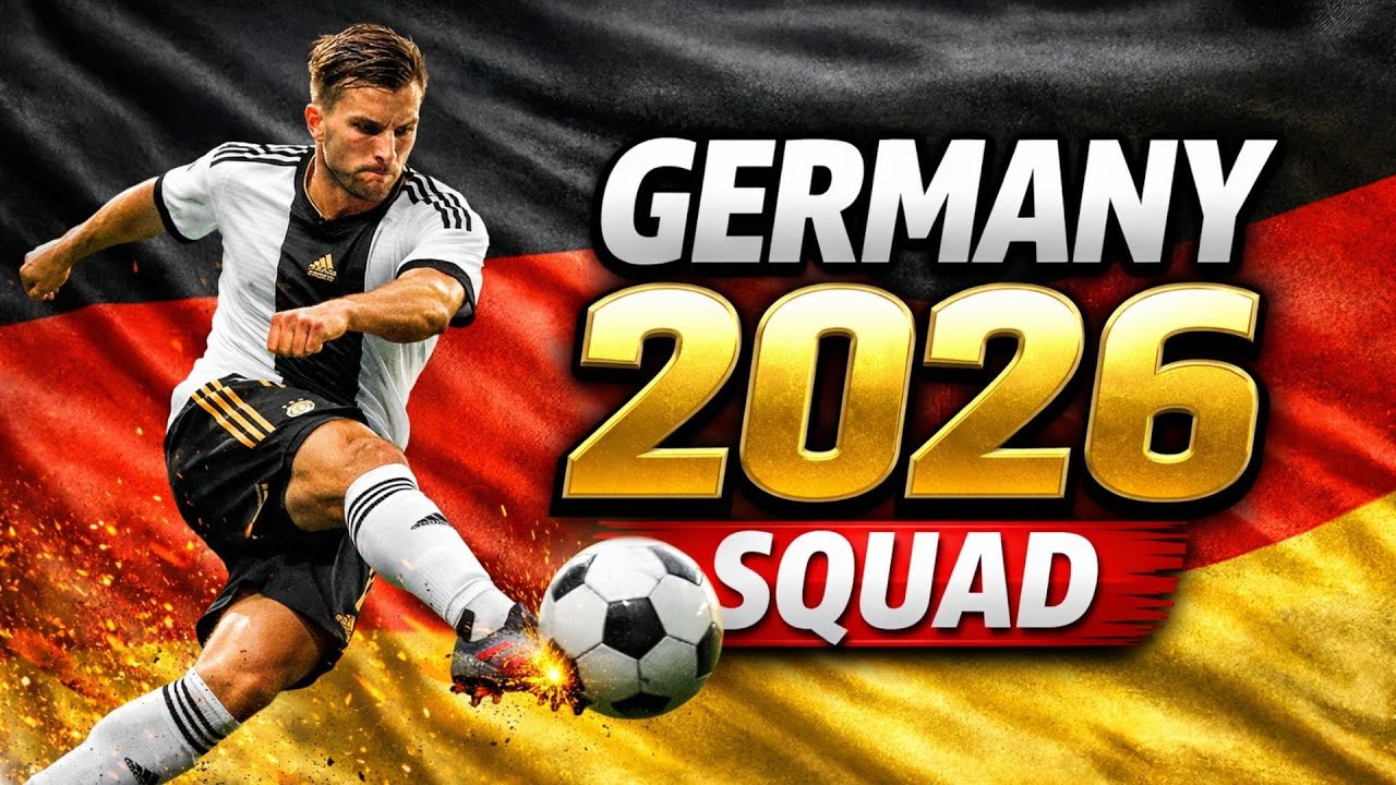 Germany’s Final 25-Man Squad for World Cup 2026 | Full Prediction & Analysis 🇩🇪⚽