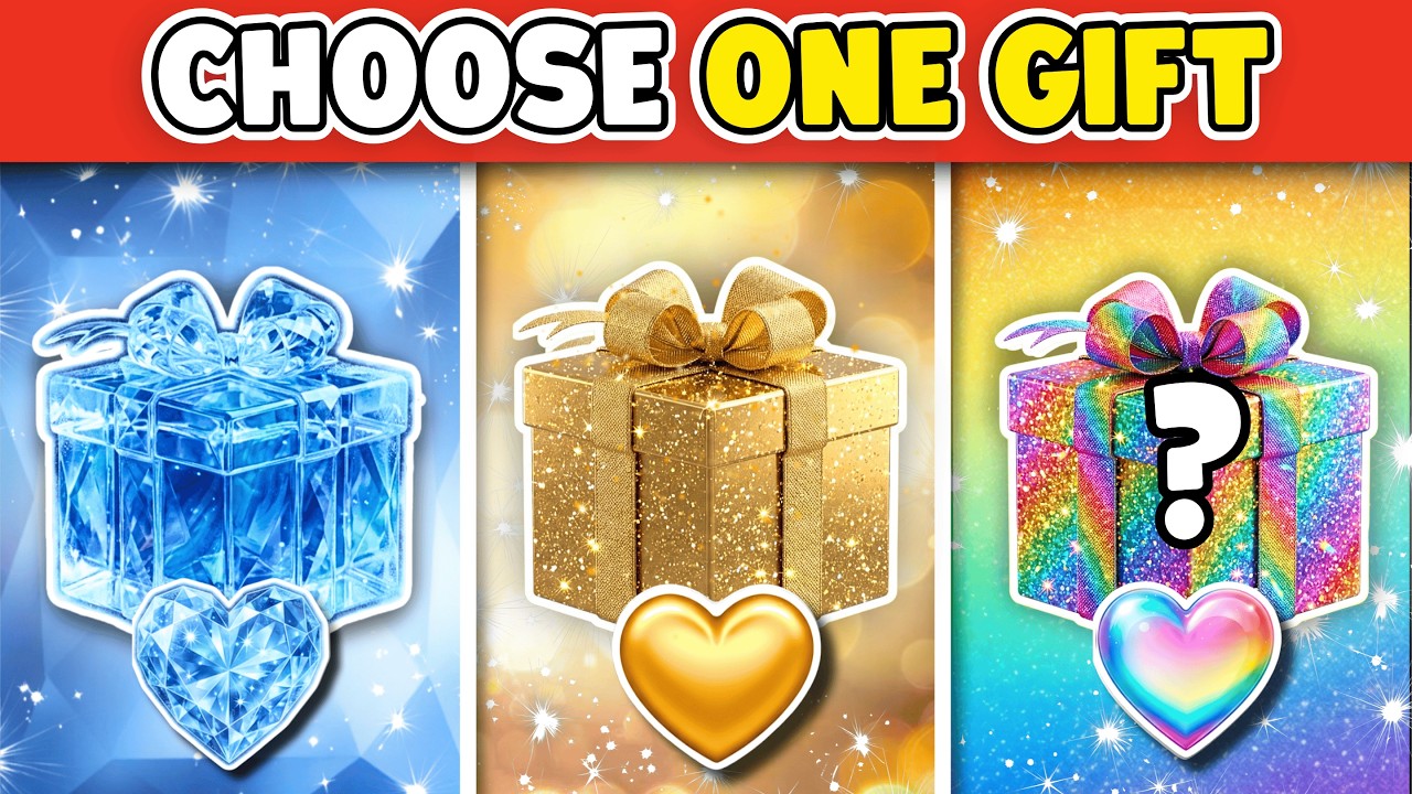 Would You Rather...? Mystery Gift Edition ❄ Ice, 💰 Gold or 🎁 Mystery Gift | Funny Quiz