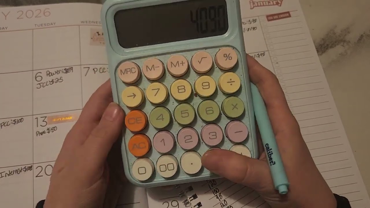 Happy Mail/ Monthly Budget/ Plus change challenge