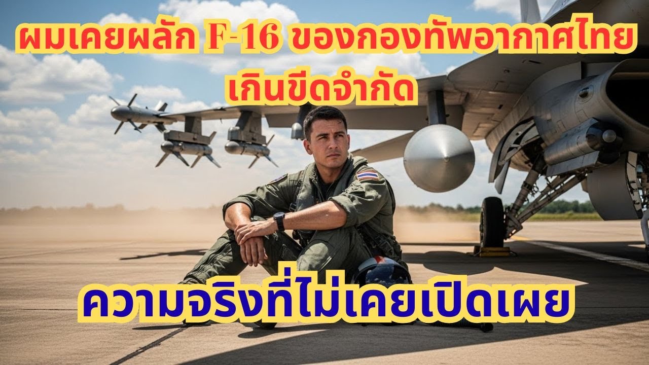 ผมเคยผลัก F-16 ของกองทัพอากาศไทยเกินขีดจำกัด — ความจริงที่ไม่เคยเปิดเผย