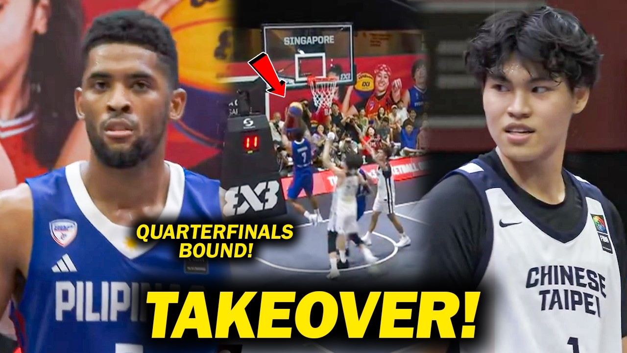 PASOK NA SA QUARTERFINALS ANG GILAS SA 3X3! Uminit si Ahanmisi Tinalo ang Chinese Taipei!