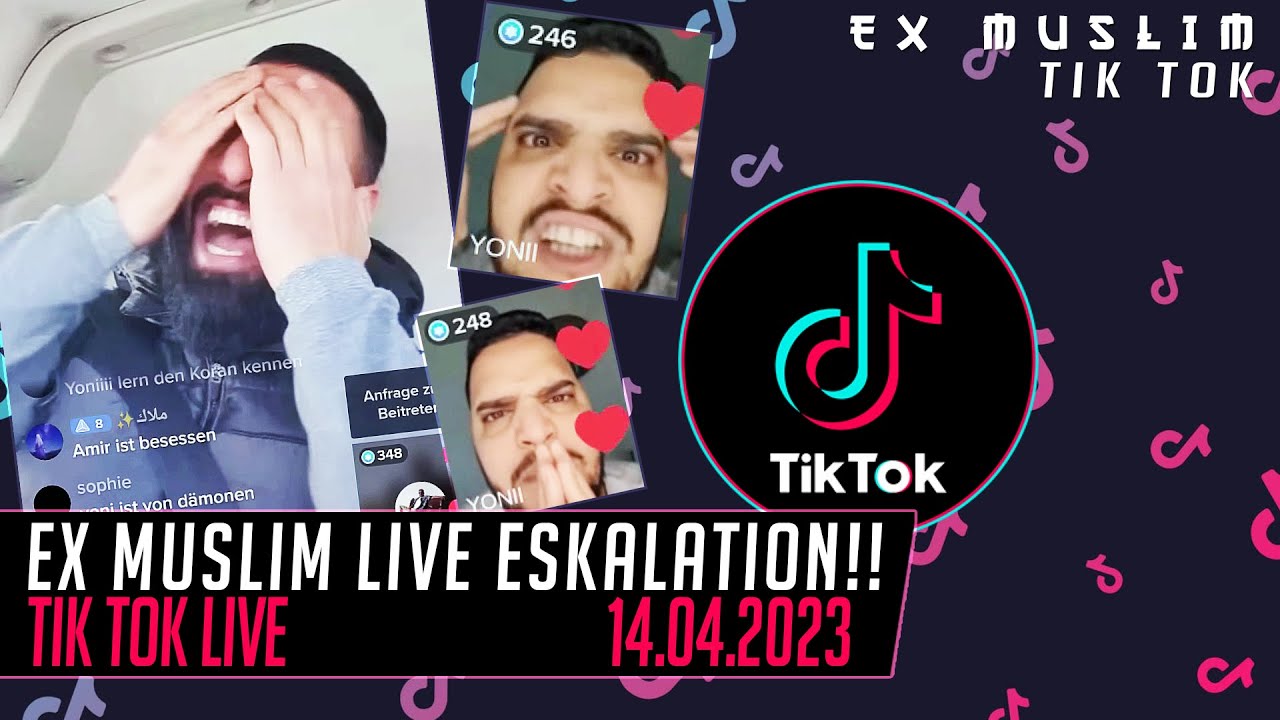EX Muslim Amir vs. Yonii LIVE Eskalation I 14.04.2023 Debatte LIVE Tik Tok