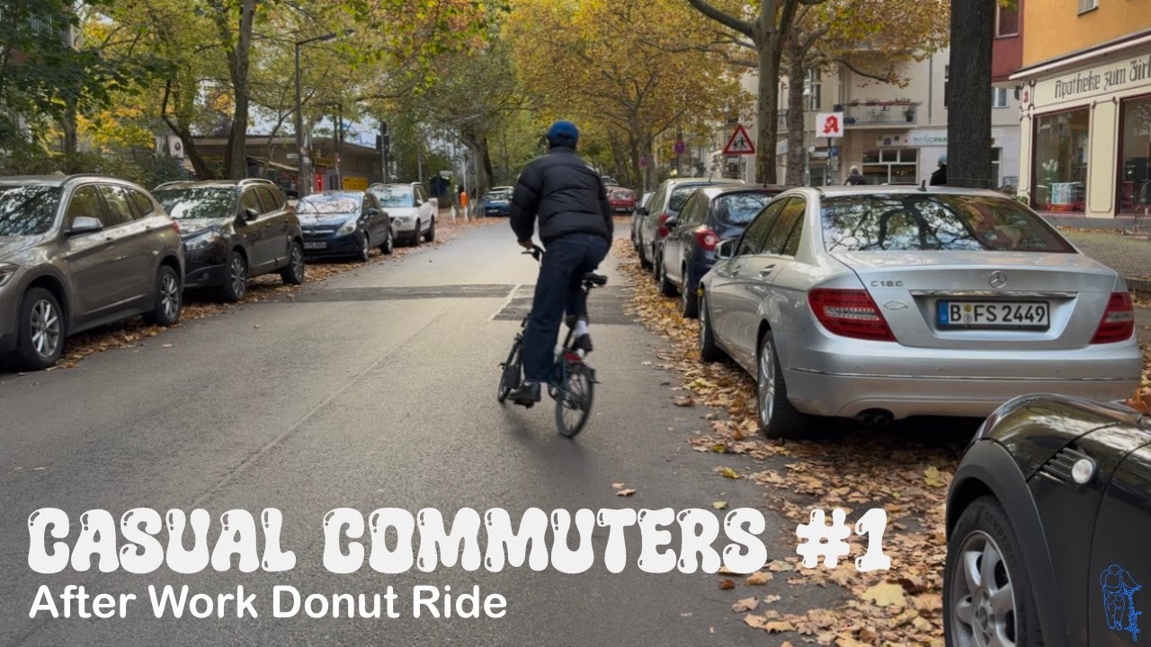 POV Chill Bike Ride in Berlin - After Work Commute on our favourite Bike Path 🚲🍩 Casual Commuters#1