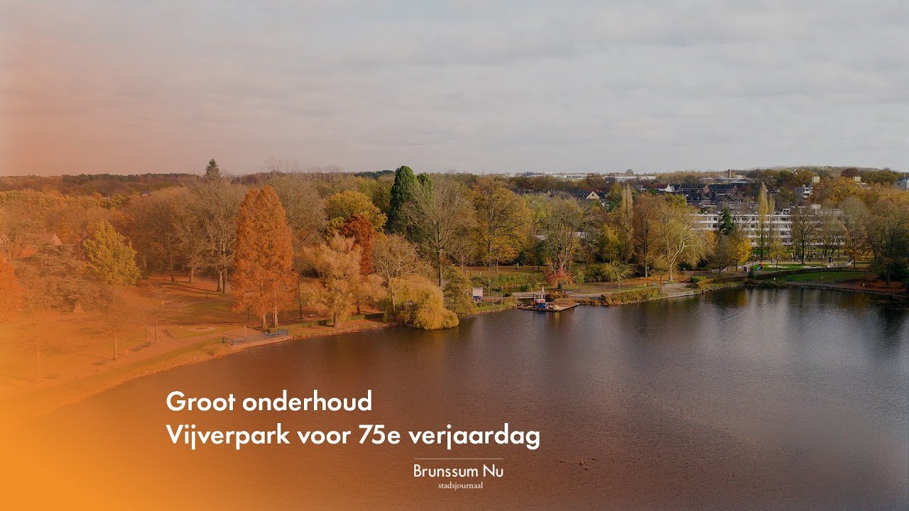 Groot onderhoud Vijverpark voor 75e verjaardag