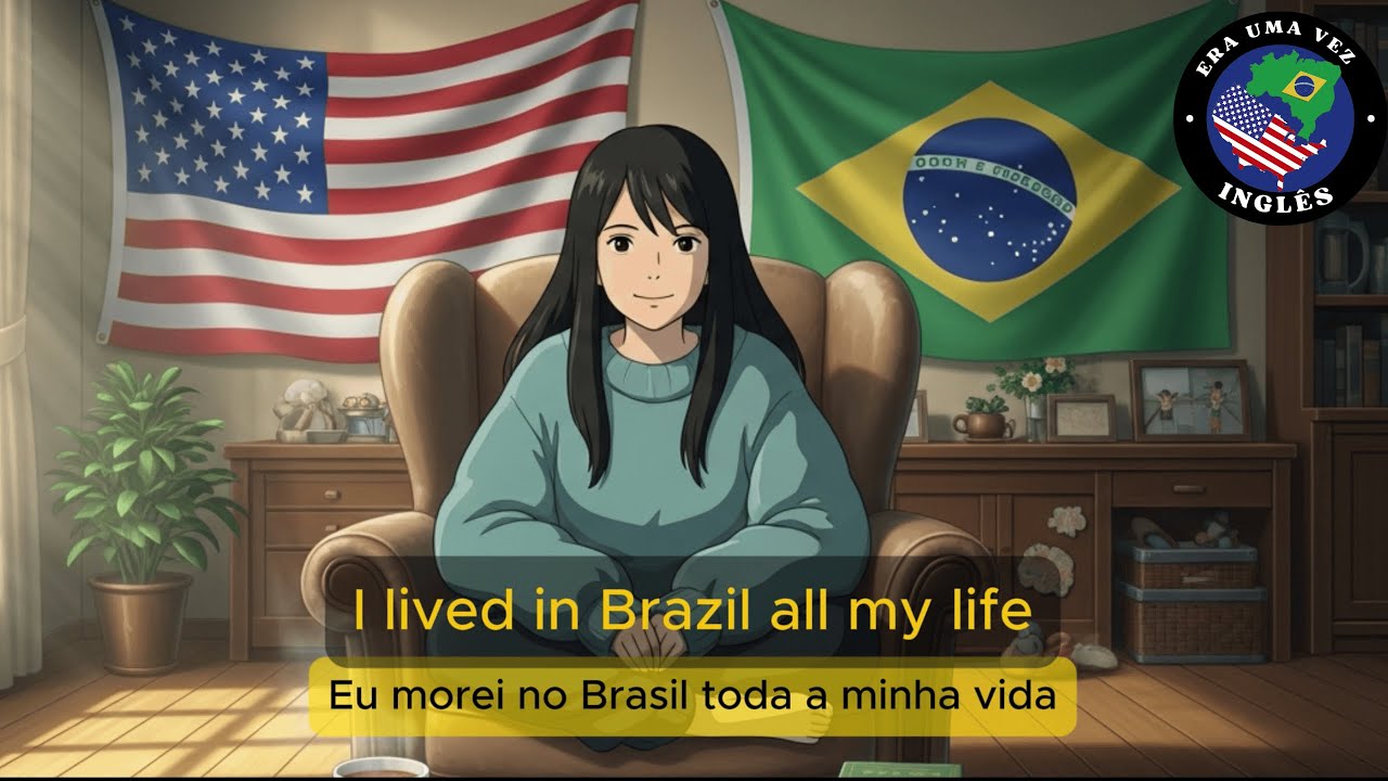 INGLÊS devagar, fácil e com Legendas: Uma brasileira fala sobre sua mudança aos EUA