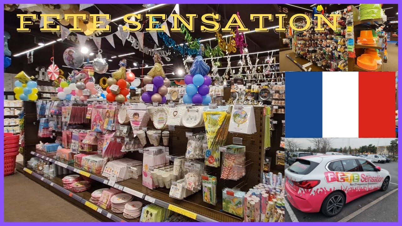 Fête Sensation//Shopping Center//Birthday Party- Wedding- Christening-Baby Shower