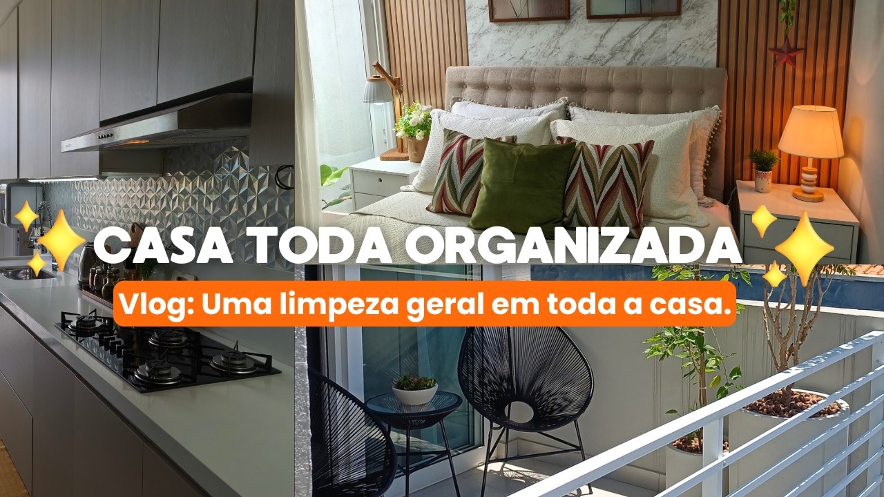 Vlog: Limpei e Organizai Toda Casa em Apenas 3 horas | Carla Oliveira