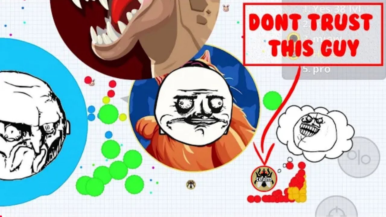 Agar.io He STOLEN MY MASS!! 😢 & FUNNY MOMENTS 😂 + TROLLING.