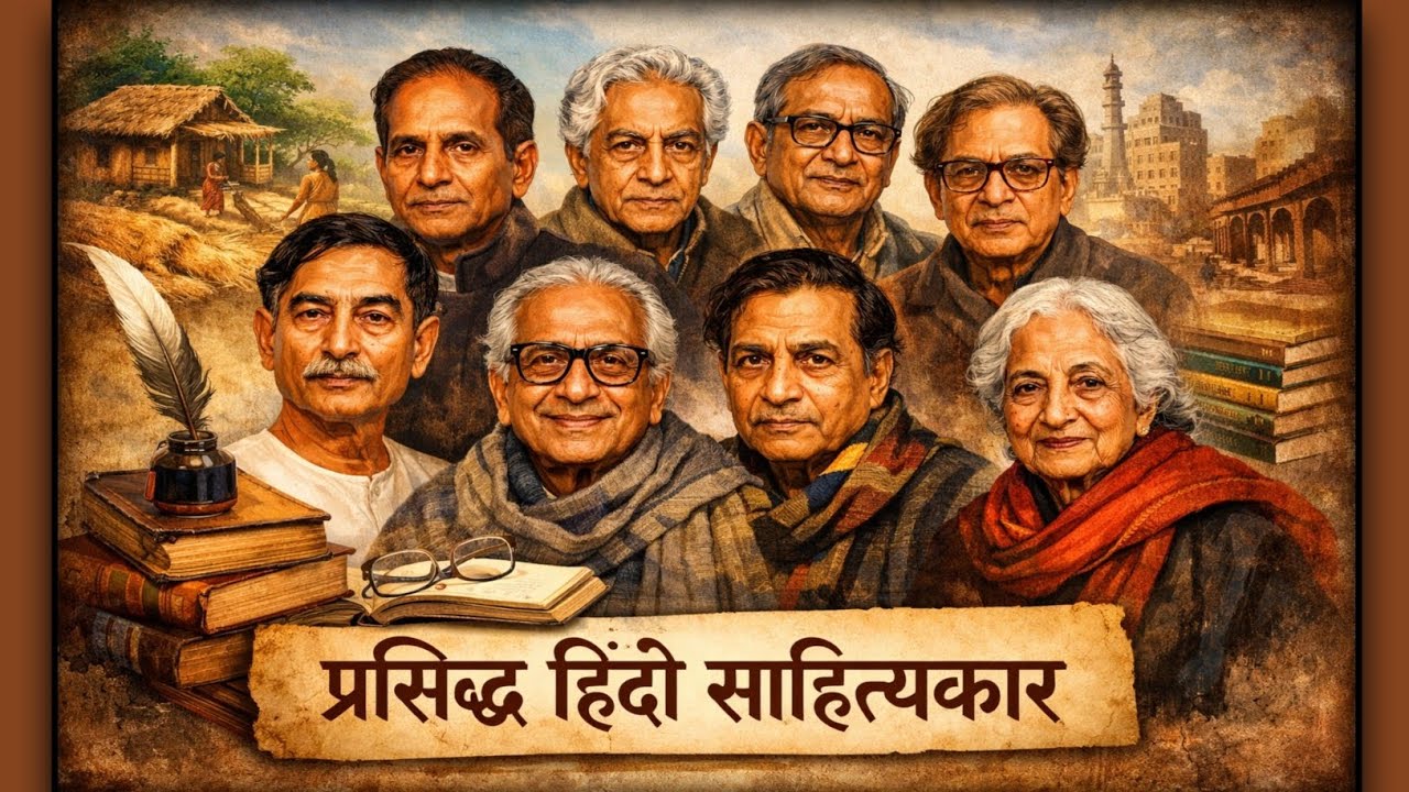 प्रसिद्ध हिंदी गद्य लेखक | कहानी, उपन्यास और निबंध | हिंदी साहित्य | Exam Special