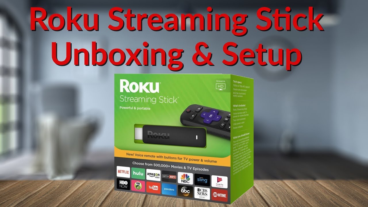 Roku Streaming Stick Unboxing & Setup - YouTube Tech Guy