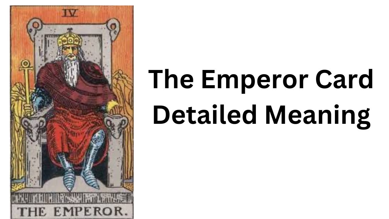 The Emperor — Tarot Card Meaning || Major Arcana || Learn Tarot With Nidhi