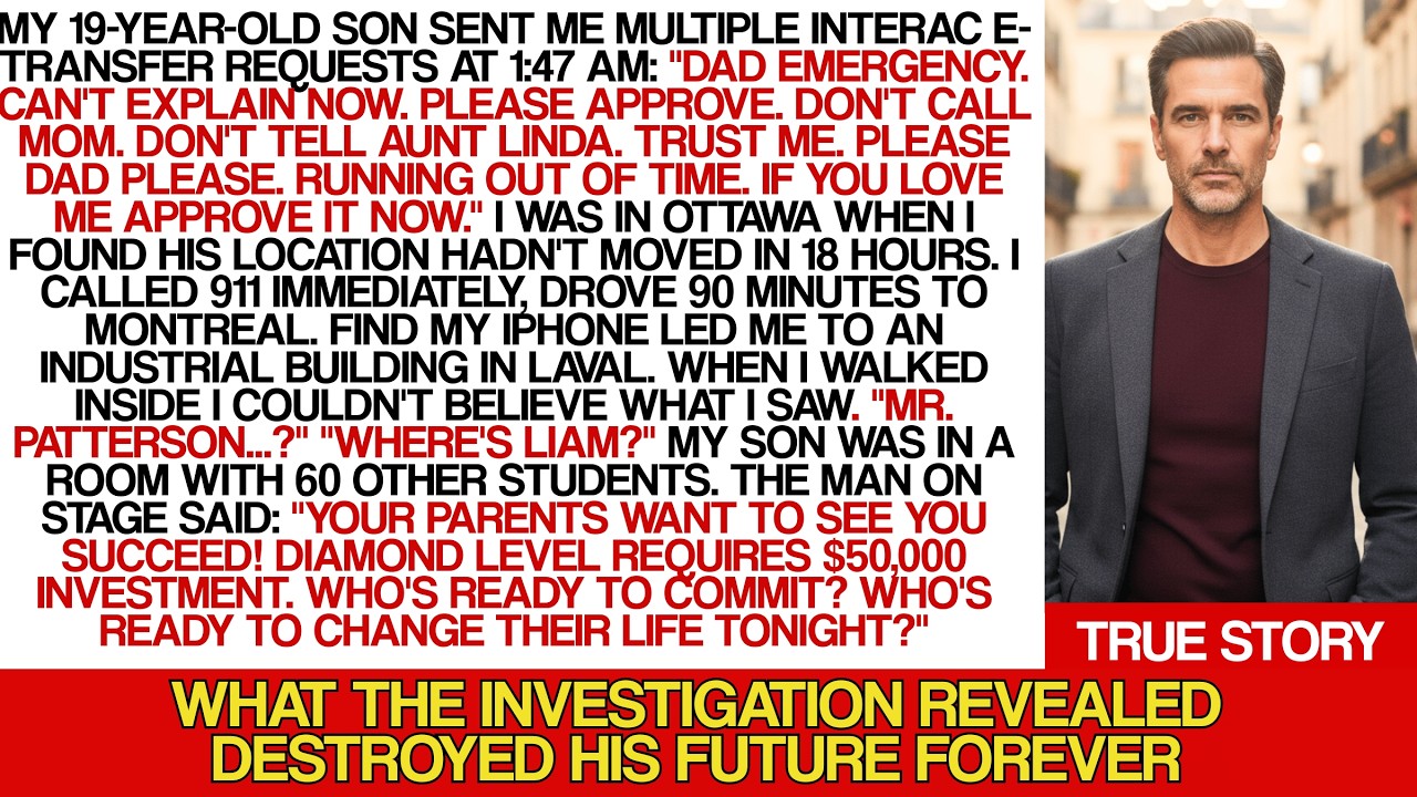 My Son's Interac Requests From Laval: 