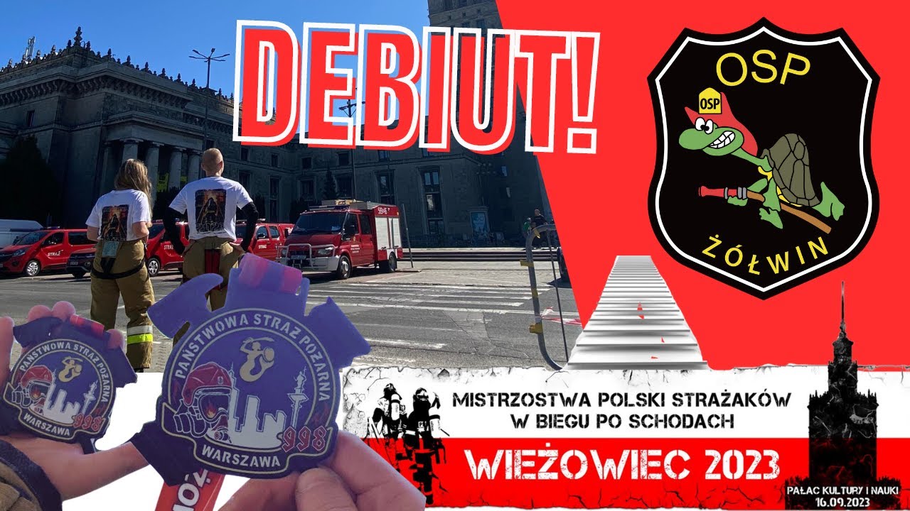 V Mistrzostwa Polski Strażaków w Biegu po Schodach – Wieżowiec 2023 | Speed up video | Kategoria MIX