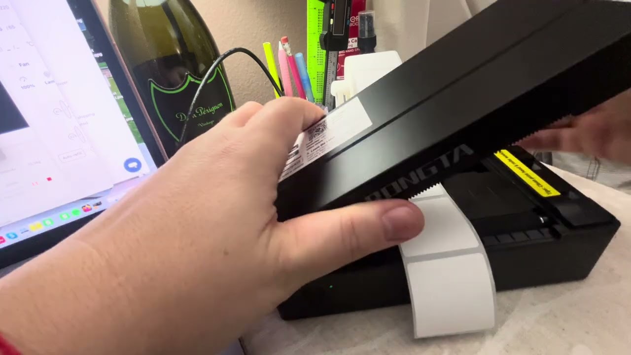 How to print QR code on Thermal Label Printer ( RONGTA RP425 )