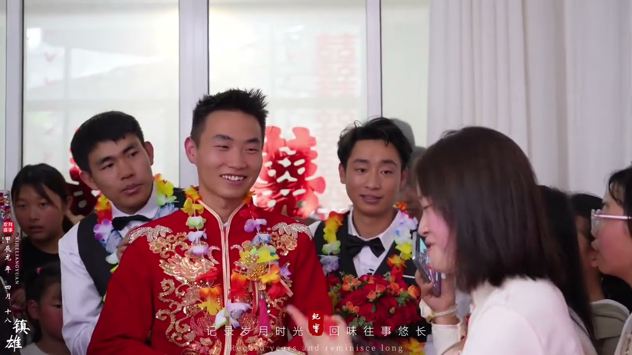 一场婚礼，最美的文案都在爱情里 最幸福的画面也在爱情里。 #出嫁 #婚礼跟拍 #新娘#新婚现场 #祝新郎新娘百年好合
