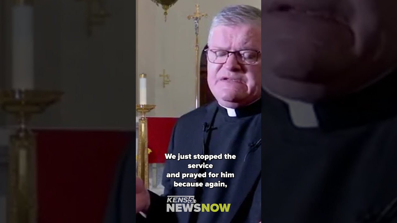 CAUGHT ON CAM: Man attacks priest at church altar