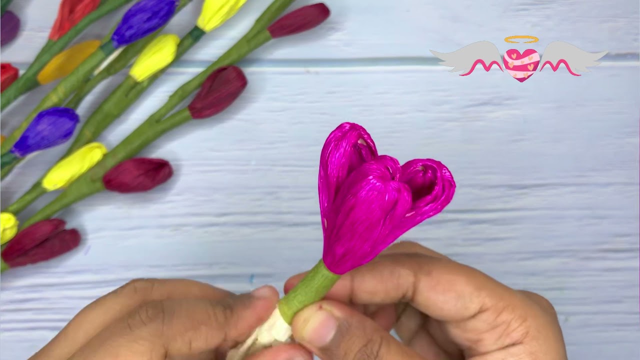Corn Husk Flowers | Easy Corn Flower
