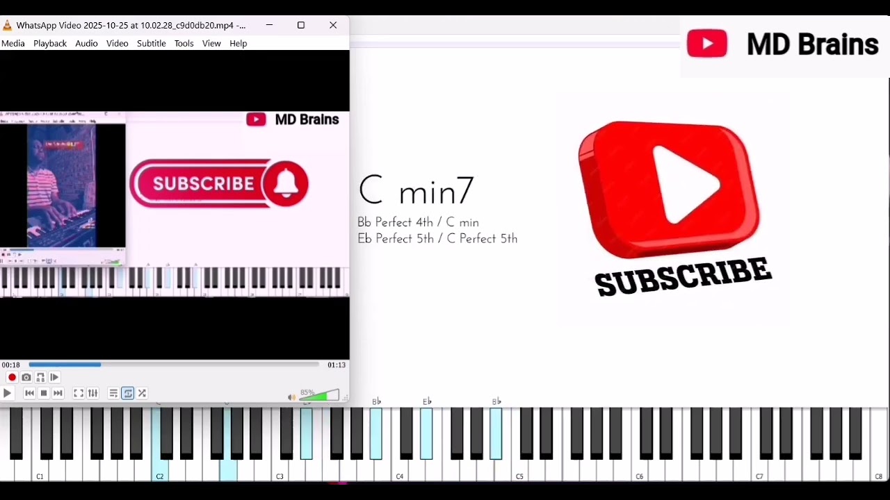 Hebron Chuene || Una Davha Piano tutorial Bb
