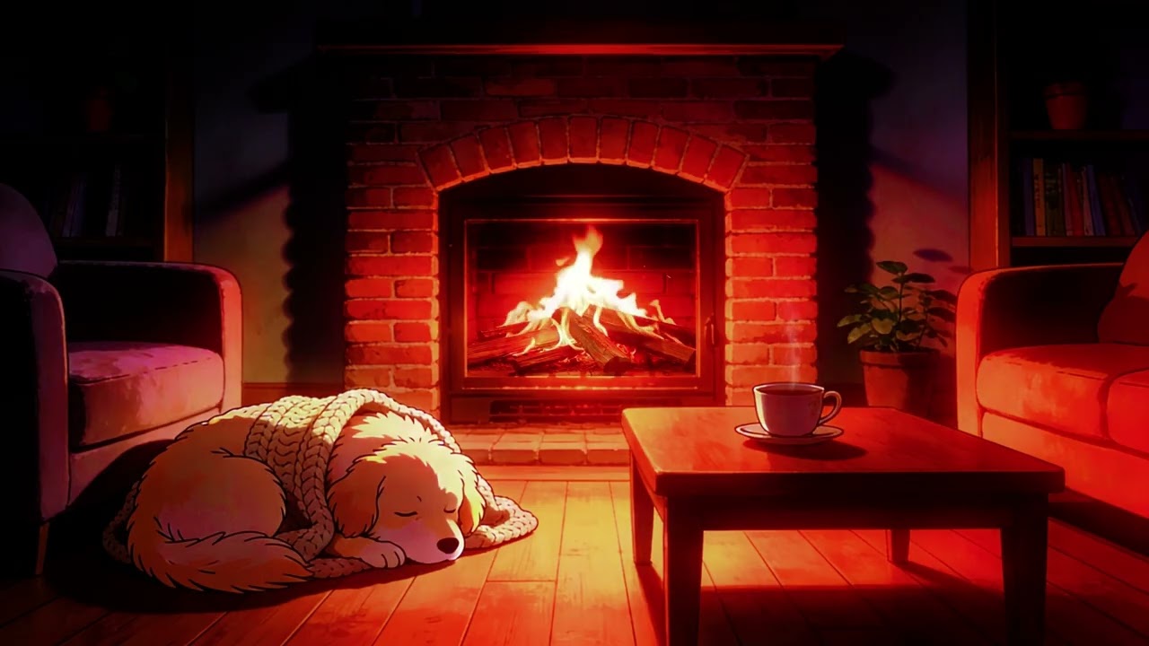 10 Hours Cozy Crackling Fireplace | Fire Sounds For Relaxation and Sleep