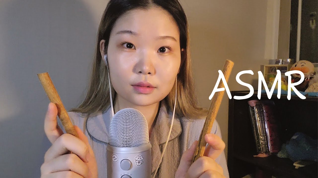 asmr 토킹💤(시나몬 스틱+위스퍼링)생애 첫 회사 생활 후기💻