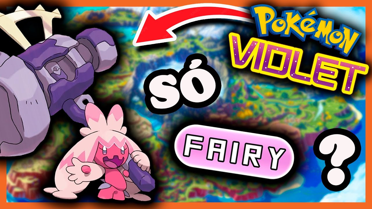 Dá pra ZERAR Pokémon VIOLET SÓ com o Tipo FADA? - Desafio Pokémon (Sem itens em batalha)