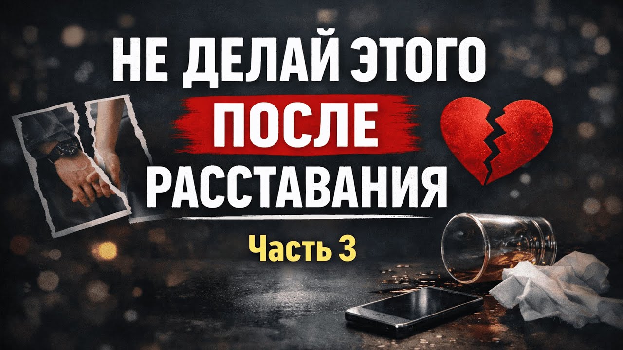 Что нельзя делать после расставания? Часть 3. | Ещё 20 из 100 ошибок после расставания