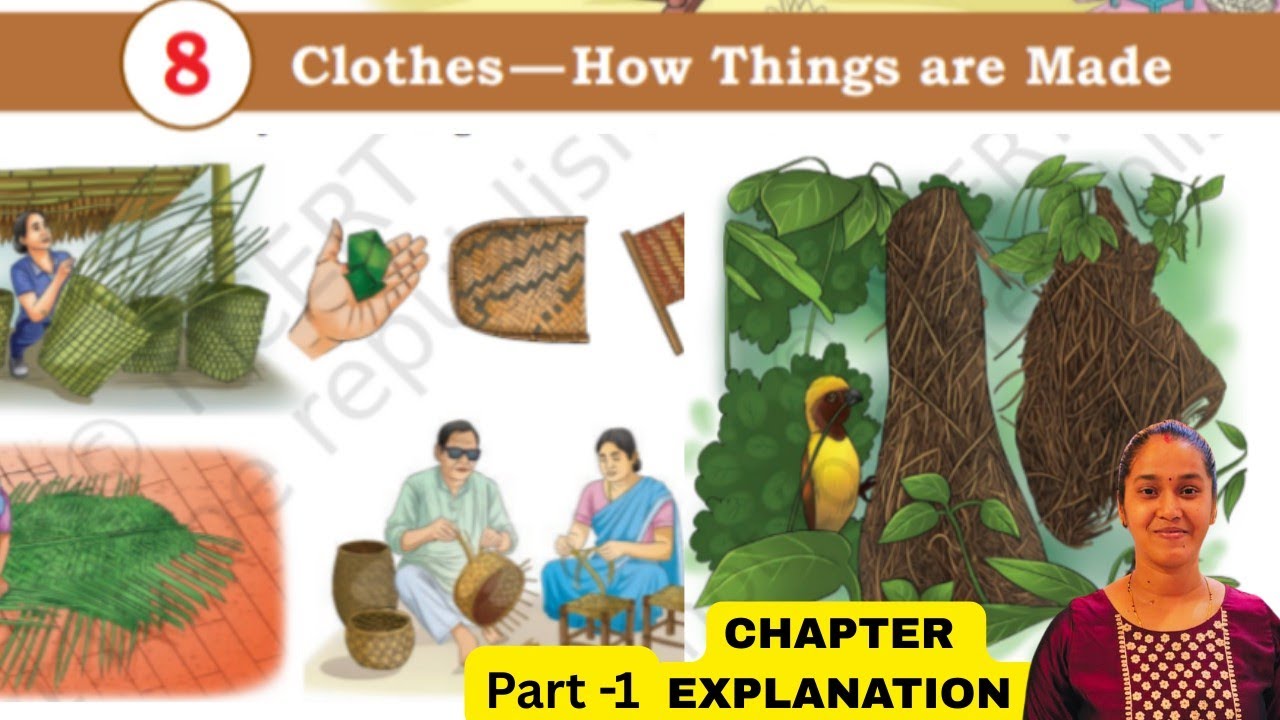 Clothes- How Things are  Made|Class 5 EVS (TWAU)|Chapter  8|Question Answer |NCERT 