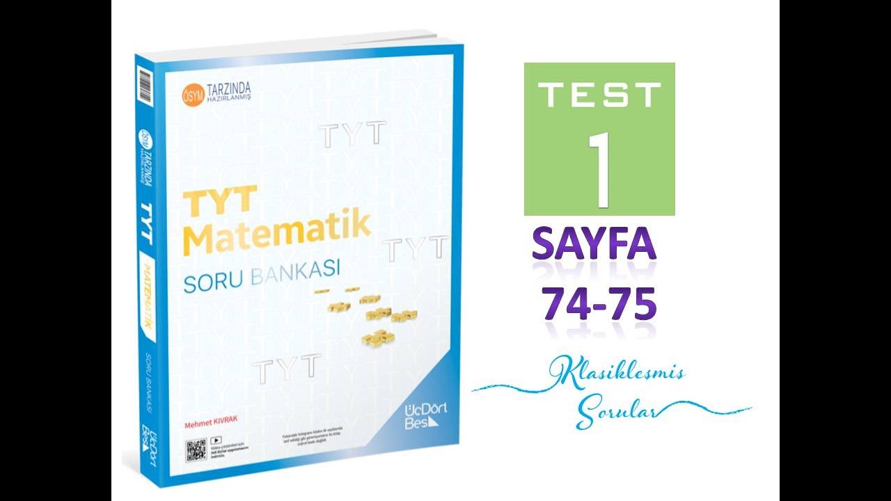 ÖRÜNTÜLÜ SAYI GRUPLARI TEST 1 (345 TYT MATEMATİK 2025)