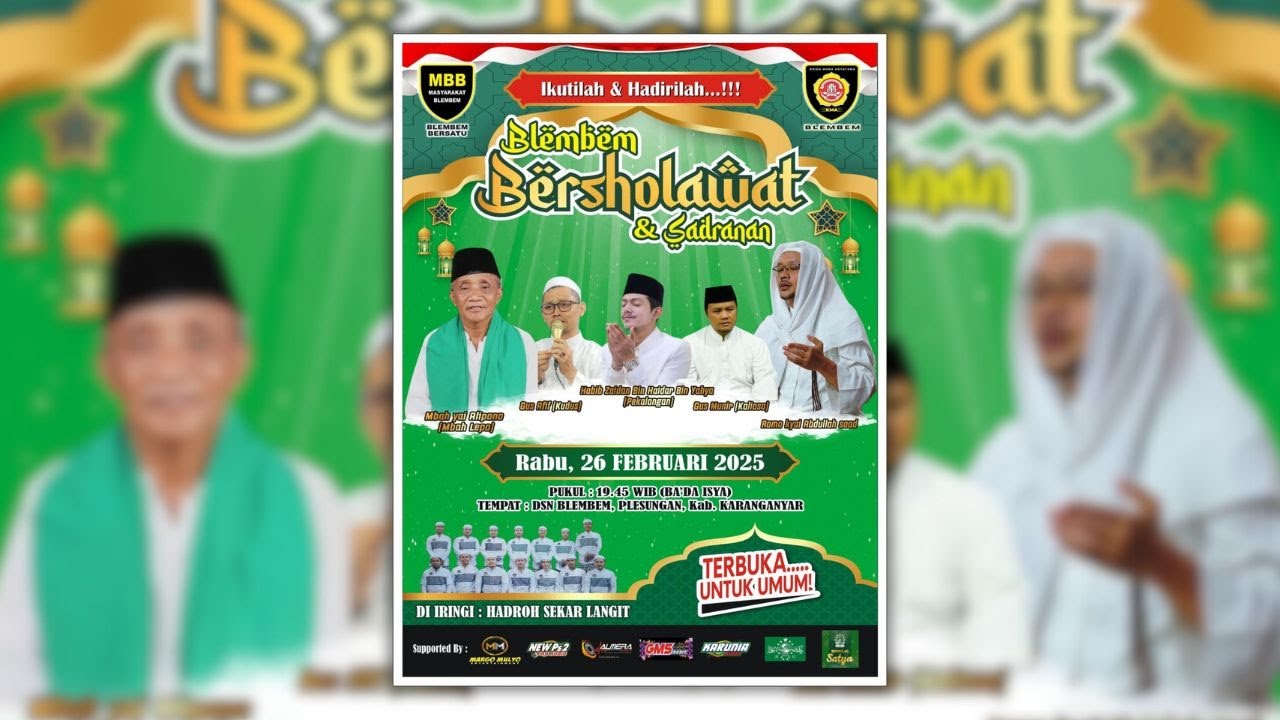 🔴BLEMBEN BERSHOLAWAT