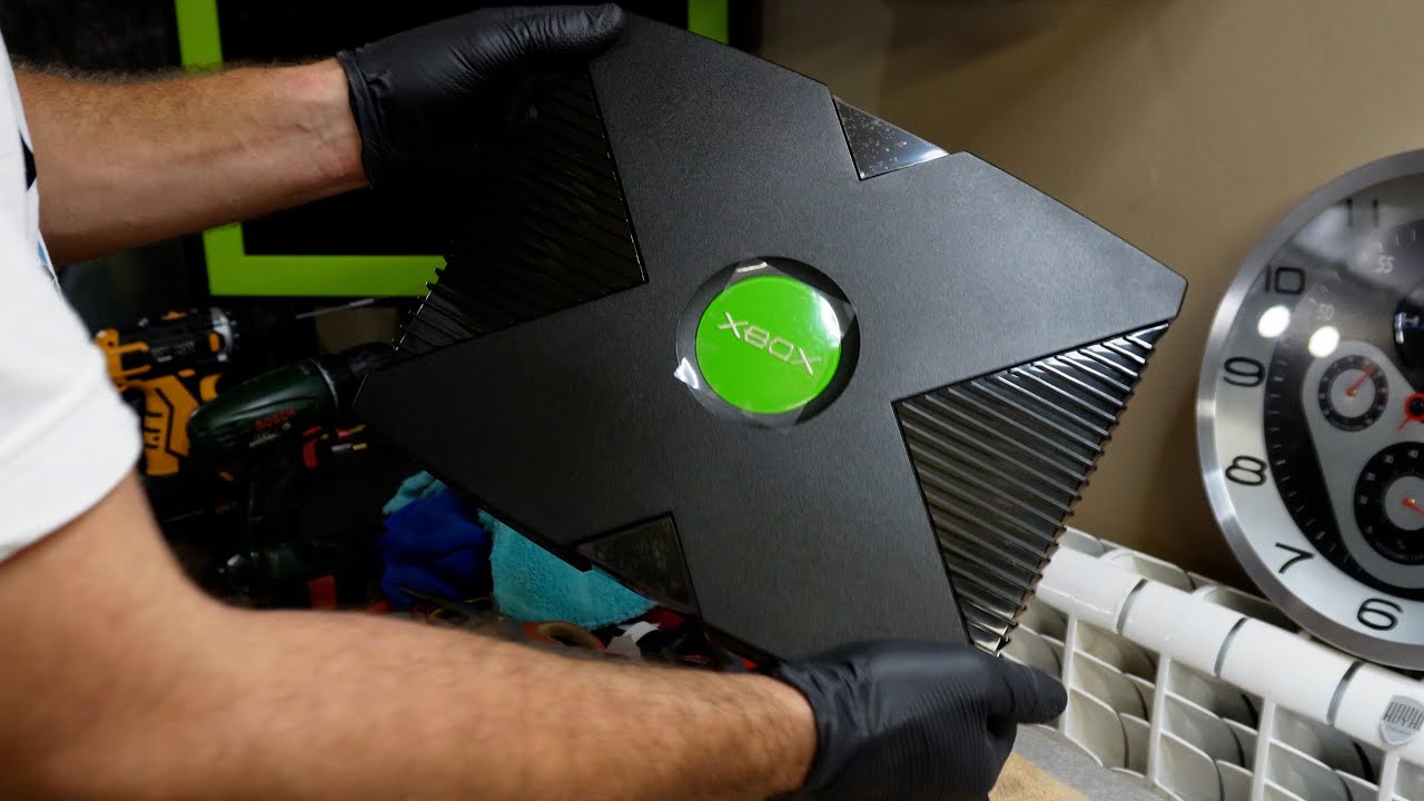 ВОССТАНОВЛЕНИЕ РЕТРО КОНСОЛИ - РЕСТАВРАЦИЯ XBOX ORIGINAL - ЭТУ КОНСОЛЬ НЕ ВСКРЫВАЛИ 20 ЛЕТ!