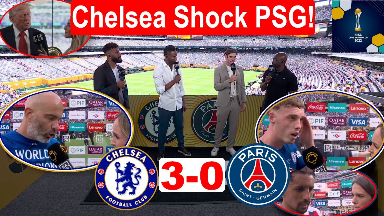 Chelsea vs PSG 3-0; Chelsea lift CWC Trophy; Palmer-2, Joao-1; Neves Red: Post-Match Analysis.