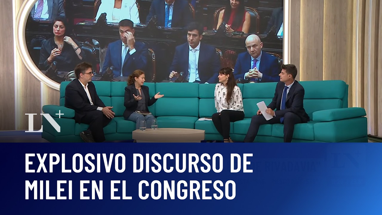 Explosivo discurso de Milei: apuntó contra la oposición y Villarruel