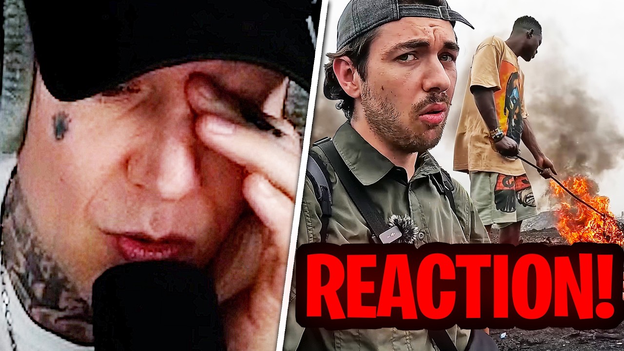 SEHR ERSCHRECKEND!😬 24h im GIFTIGSTEN Slum Afrikas - Unser M&uuml;ll landet hier | MontanaBlack Reaktion