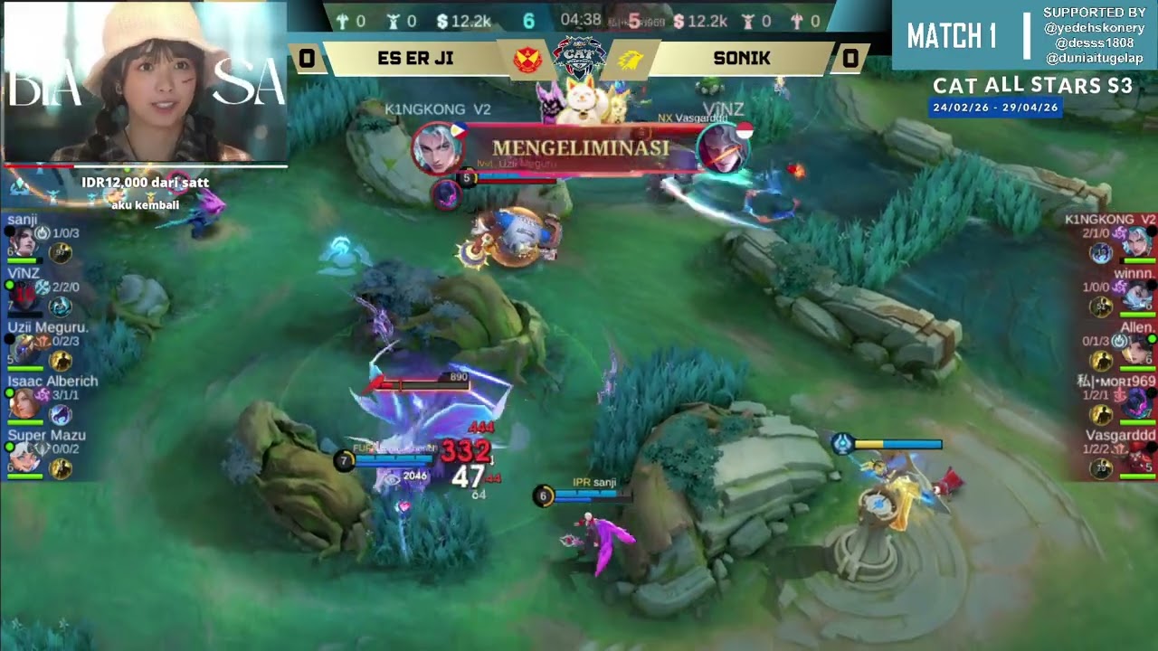 ES ER JI VS SONIK M1 #CAT