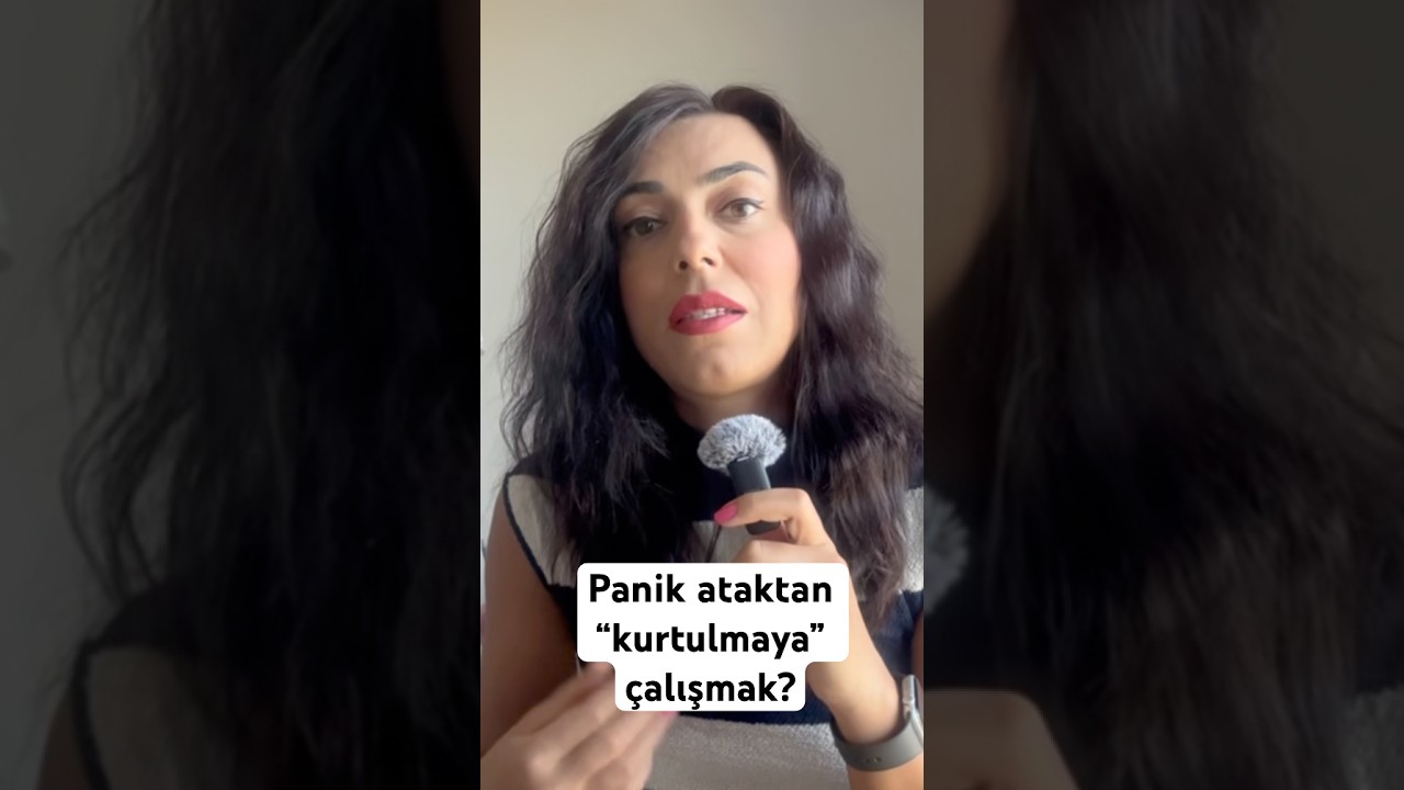 Panik Ataktan &ldquo;Kurtulmaya&rdquo; &Ccedil;alışmak, Atağı Niye Daha Şiddetlendirir? #shorts #psikoloji #panikatak