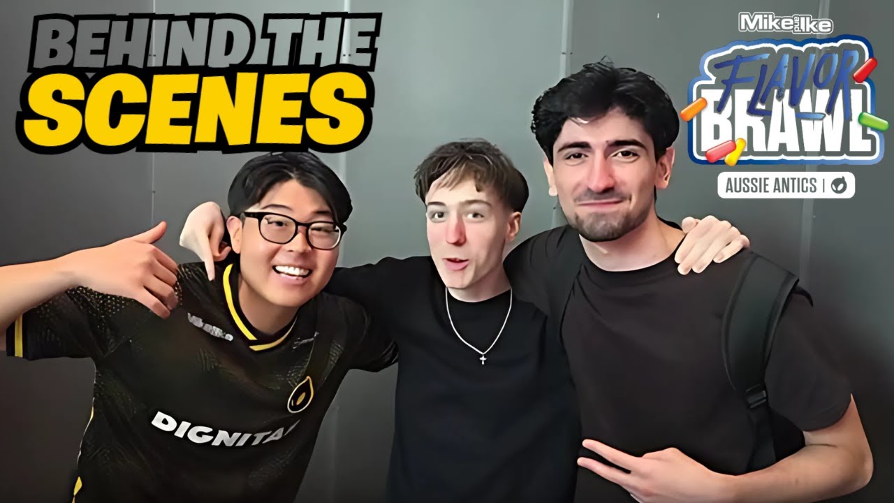 За кулисами AussieAntics Mike & Ike Flavor Brawl (при участии Peterbot Acorn Ajerss Ritual и т. д.)